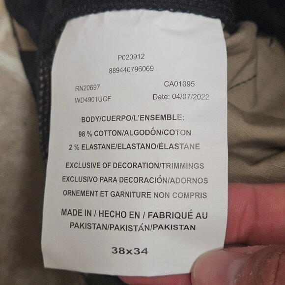 Dickies GDT Premium Flex Work Pants Mens 38x34 Camo Ripstop Cargo Double Knee - Picture 13 of 14